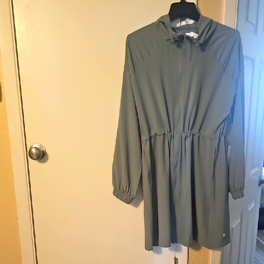 Sage Green Hooded Jacket